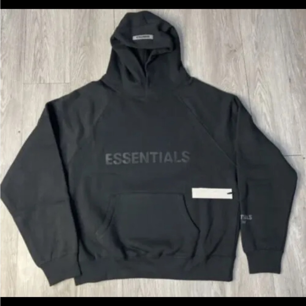 Fear of God Essentials Relaxed Hoodie (SS22) Stretch Limo Sizes L 100% Authentic